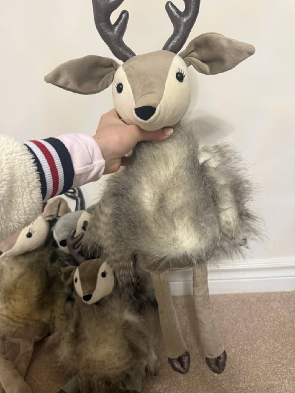 Jellycat Plush Reindeer – Brown – Soft Woodland Deer Stuffed Animal